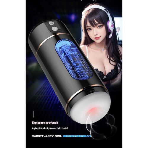 Automatic Male Masturbator 7 Thrusting Rotating Vibrating Sucking Sex Machines with Penis Pump Masturbation Cup Adult