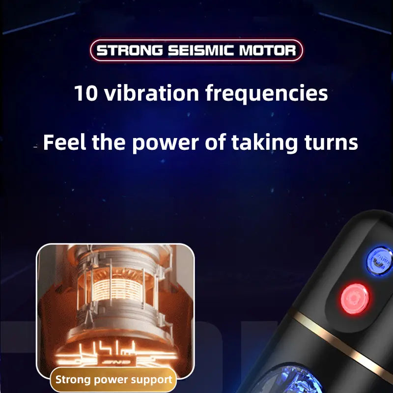 Automatic Male Masturbator 7 Thrusting Rotating Vibrating Sucking Sex Machines with Penis Pump Masturbation Cup Adult
