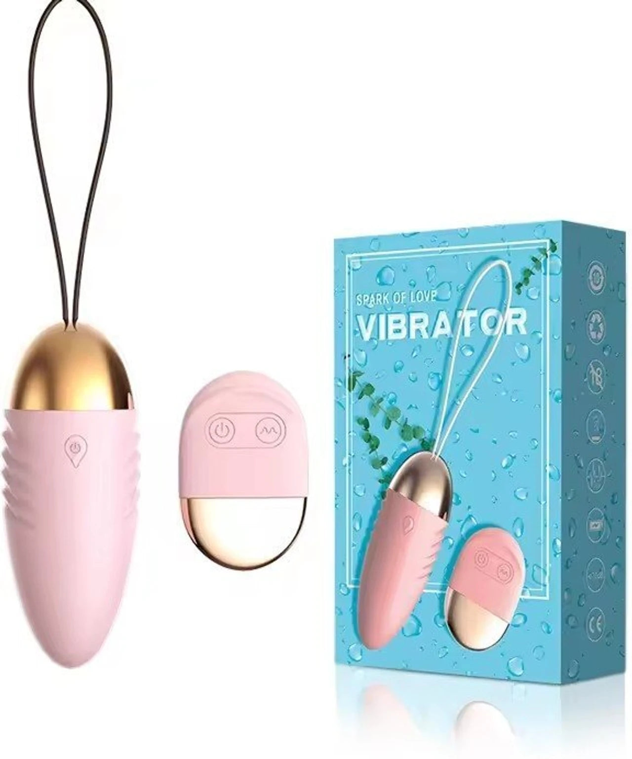 Wireless Remote Control Premium Vibe Massager 10 Mode Vibration Massager | USB Charging Massager (Pink)