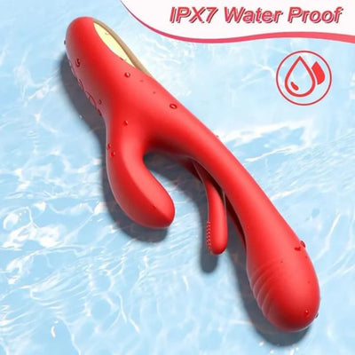 Silicone G-spot Tapping Clitoral Stimulator Vibrator